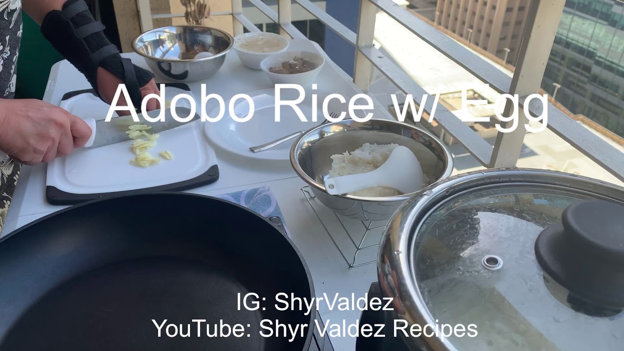 Adobo Rice w/ Egg by Shyr Valdez