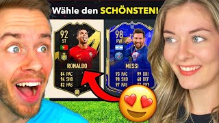 FUT-Draft - ABER meine FREUNDIN wählt die SCHÖNSTEN Spieler! 👀😍