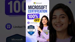 100% Free Microsoft Certification Voucher Claim Now #shorts #ytshorts #microsoft