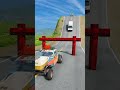 Car go van & Long Buses vs Low Logs BeamNG.Drive#beamngdrive #car #bus