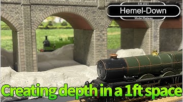 Model Railway- Creating Depth in a 1ft space