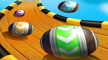 Sky Ball Racing 🔮⚽ All Levels Gameplay Trailer Android,ios New Game