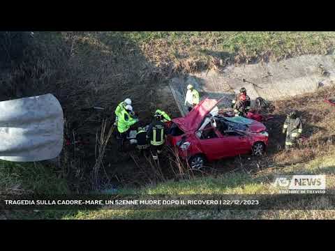 TRAGEDIA SULLA CADORE-MARE, UN 52ENNE MUORE DOPO IL RICOVERO | 22/12/2023