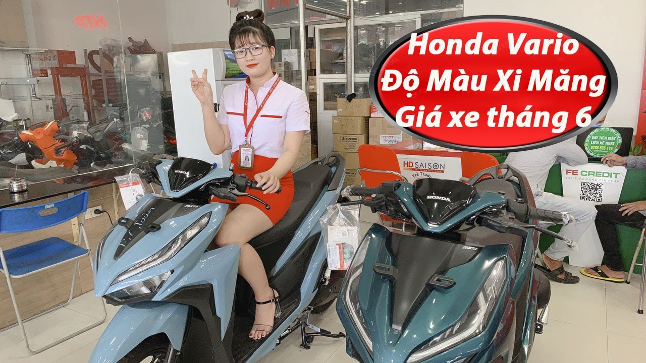 DÀN ÁO VARIO CLICK 150 MÀU XANH XI MĂNG  Lazadavn