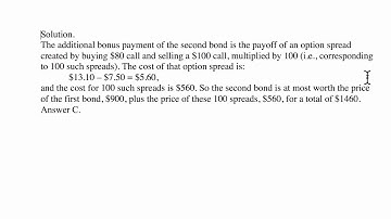 Exam MFE Exercise for July 29, 2017