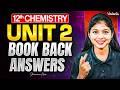 12th Chemistry | Unit 2 Book Back Answers | TN State Board | Shravanee Ma'am