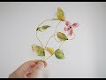 [ENG]Wafer paper leaf & stem 웨이퍼페이퍼잎사귀와 줄기만들기(식용종이)