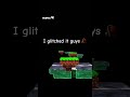 I glitched it