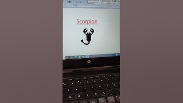 Typing Special Characters in MS Word || Scorpion 🦂 symbol in computer #shorts #unicode