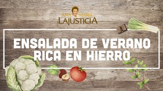 🥒 RECETA DE 𝗘𝗡𝗦𝗔𝗟𝗔𝗗𝗔 𝗗𝗘 𝗩𝗘𝗥𝗔𝗡𝗢 RICA EN HIERRO: 🍎 𝗟𝗮 𝗰𝗼𝗰𝗶𝗻𝗮 𝗱𝗲 𝗺𝗶 𝗮𝗯𝘂𝗲𝗹𝗮