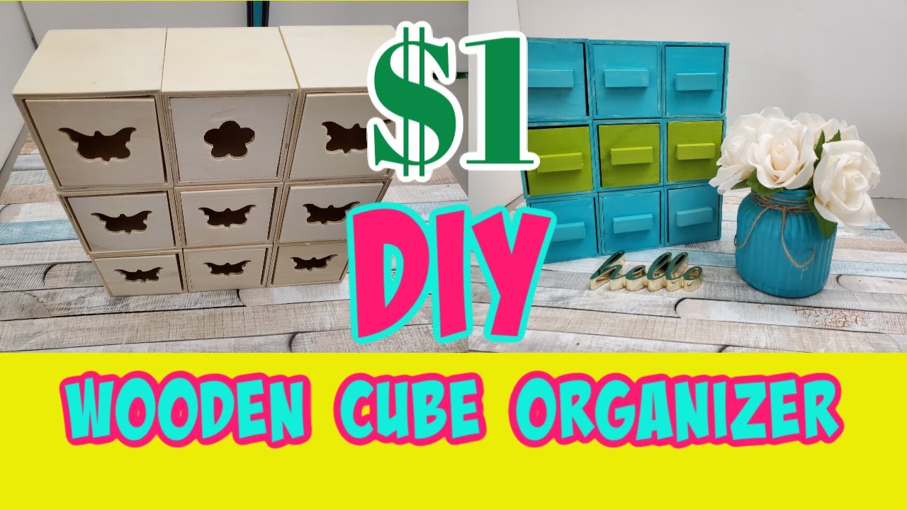 Dollar Tree Mini Crate Storage Organizer for Crafts