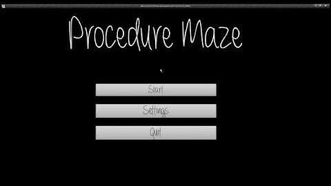 Maze Game Preview