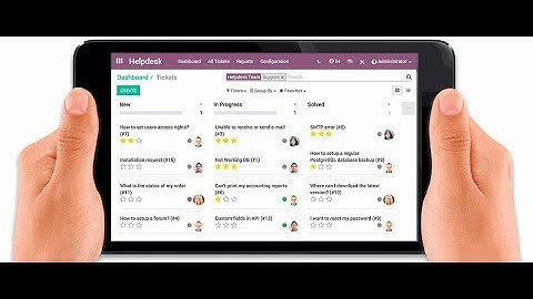 Helpdesk #OdooWebinar - Help Your Company Deliver Great Customer Service