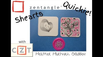 Zentangle® Quickie: Shearts