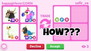 😱😝 I Was In A RICH SERVER For HOURS  NOT GETTING Any TRADE Then Someone OFFERED A HIGH TIER NEON PET