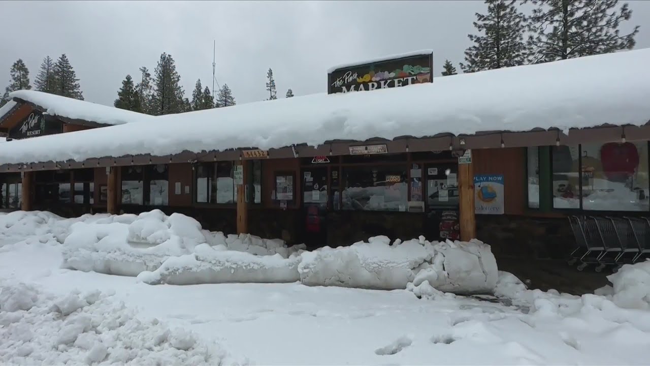 Winter storm warning in effect for Yosemite communities - YouTube