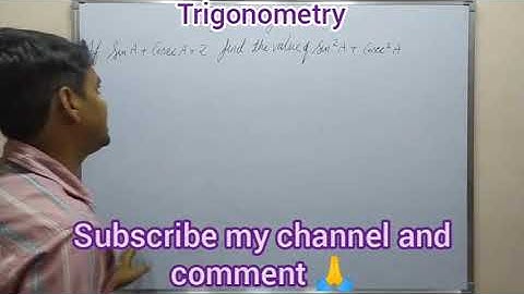 if sinA+cosecA=2 find the value of sin²A+cosec²A