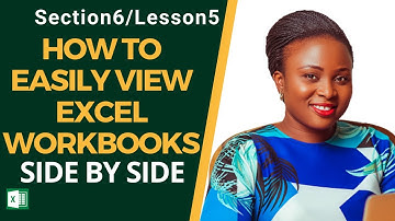 👉HOW TO EASILY VIEW EXCEL WORKBOOKS SIDE BY SIDE