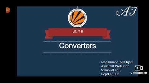 Basic concept of DAC and Binary weighted DAC