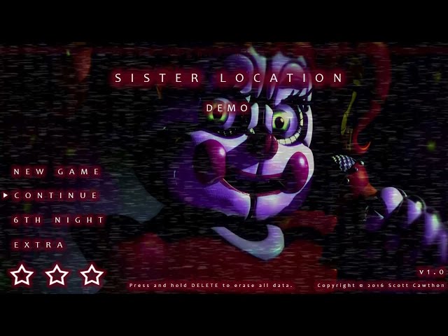 Sister Location Night 1 & half of 2 (DEMO) - 🕹️ Online Game