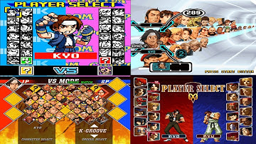 Capcom vs. SNK/SNK vs. Capcom: Evolution of Select Screen(Final Versions)