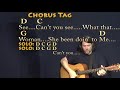 Can't You See (Marshall Tucker) Guitar Cover Lesson with Chords/Lyrics - Munson