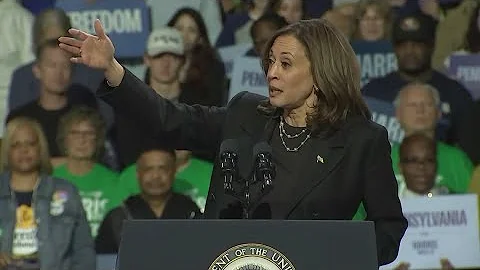 Vice President Harris slams former President Trump for suggesting military handle enemy from within
