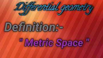 Define metric Space | what is metric Space| knowledge by mathematicians