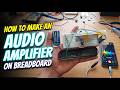 How To Make Audio Amplifier Circuit on Breadboard (BD135) | Digital Electronics Project