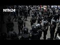 Al menos 26 policías fueron heridos tras protesta en México