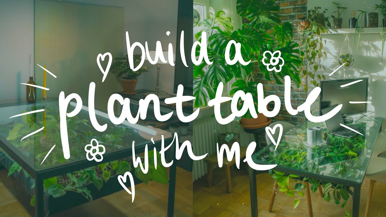 Terrarium Table Design Ideas  Terrarium table, House plants decor, Plant  decor indoor