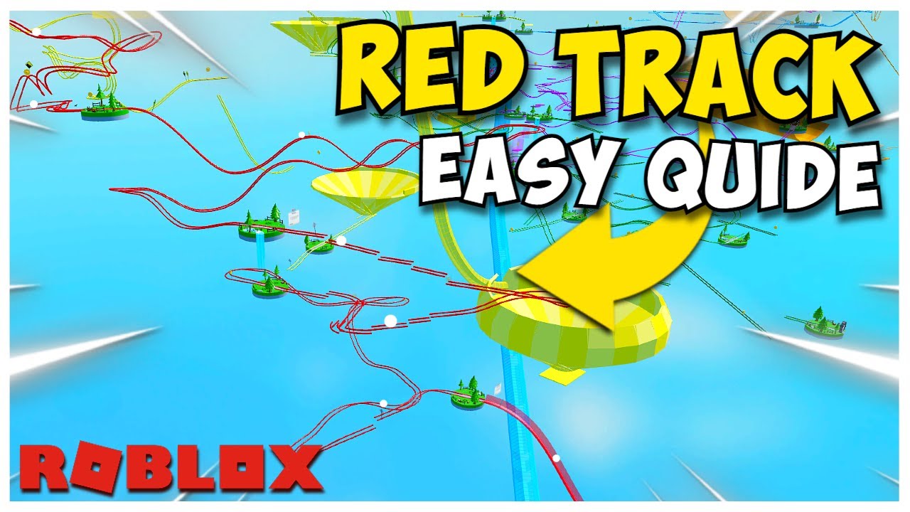 How to Complete FULL Red Track in Ride a marble Run!