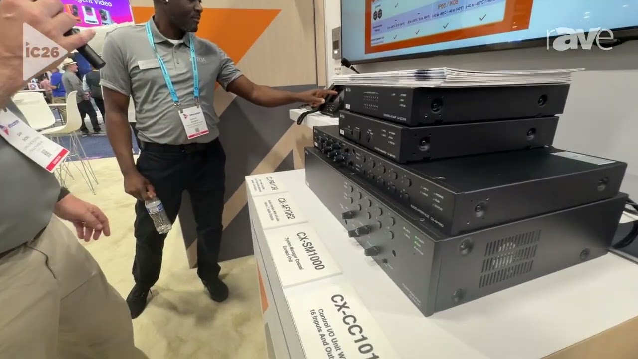 InfoComm 2026: TOA Electronics, Inc. Explains CX-1000 Communication System Series