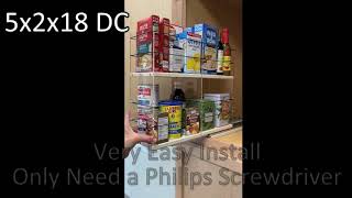 5x2x18DC Storage Solution Drawer - Two Tiers