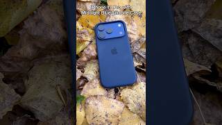 iPhone 17 Pro with Midnight Blue Silicone Case - Top Combo⚡️ #shorts #trending #iphone #iphone17pro