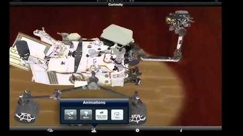 Curiosity Mars Rover AR 3D