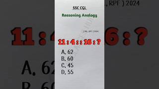 Reasoning Analogy Question / SSC GD, UPSC Exam Previous year
