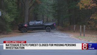 CSP search for missing Mansfield woman at Natchaug State Forest