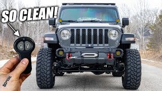 Aggressive Bumper & Winch Install on the Jeep!