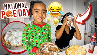 It’s National Pie Day And Reign Took It Way To Far. 😂😅🥧