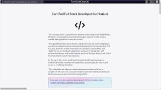 study with me! freeCodeCampやります #7