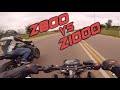 Kawasaki Z800 vs Z1000 - A Rude Awakening
