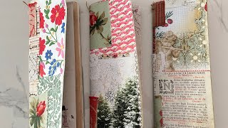Craft with me #roxyschristmas2023 | working on the covers Christmas journals Ep03