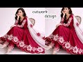 Aisa cut work ka design jo aap bhi banaa sakte ho aasani se /Frock cutting and stitching 🔥 #viral 