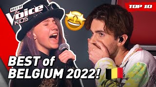 BEST BLIND AUDITIONS of The Voice Kids BELGIUM 2022 (Vlaanderen)! ❤️ | Top 10