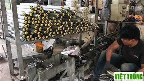 Quy trình sản xuất con lăn băng tải thép tại VIỆT THỐNG