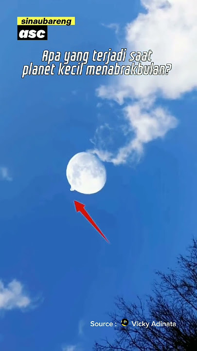 Planet Kecil Menabrak Bulan ? #trending #shortsviral #meteor
