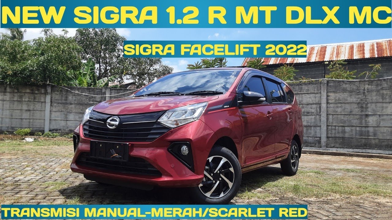 New Sigra R Mt Dlx Mc Facelift Merah Sigra Facelift