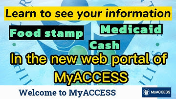 New My Access portal | How review my benefits portal access florida | Create a MyACCESS Account