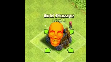 Upgrading Gold Storage level 1 to max in clash of clans। Gold Storage upgrading moments.